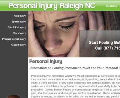 Personal Injury Raleigh NC
