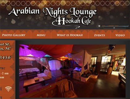 Arabian Nights Lounge Hookah Cafe
