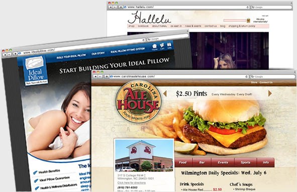 We pride ourselves in creating 100% custom websites