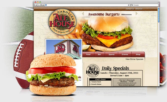 Featured Website - Carolina Ale House
