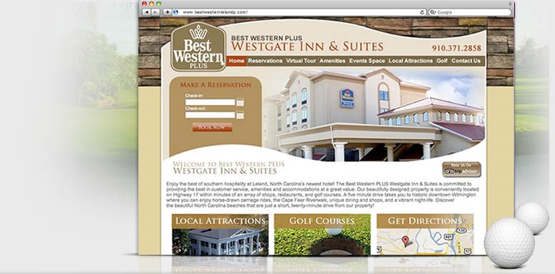 Featured Website - Best Western Leland